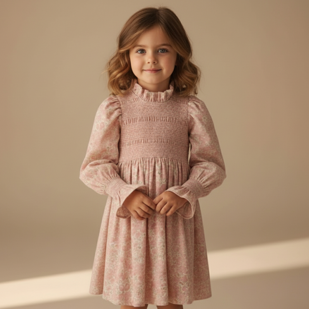 Blush Garden Smocked Dress