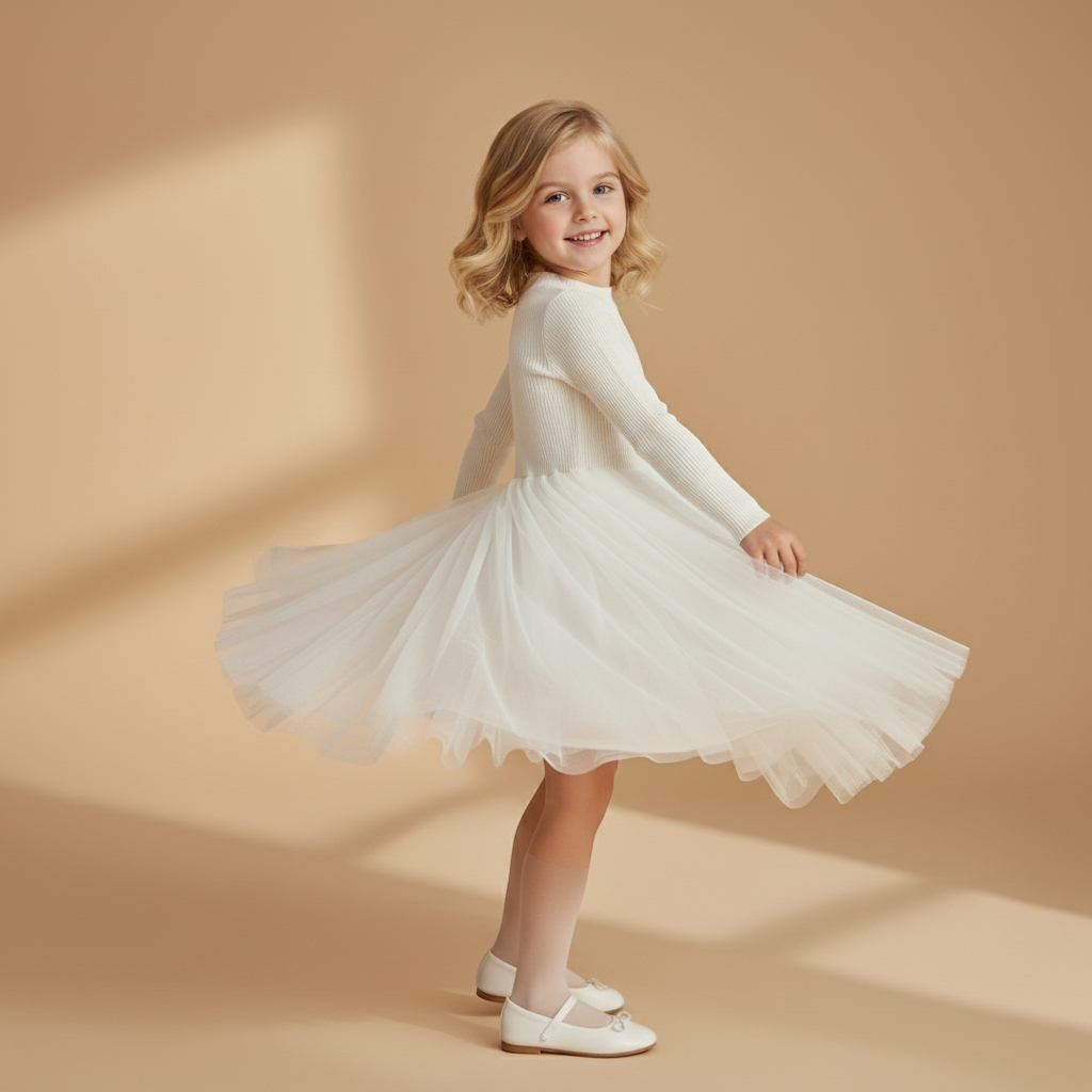 Snowfall Tulle Dress