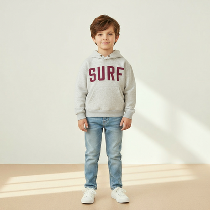 Finn Surf Hoodie - Heather Grey