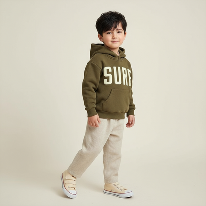 Finn Surf Hoodie - Olive Green