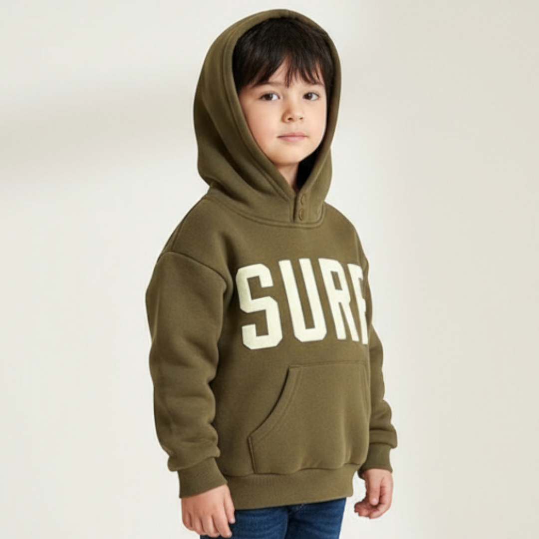 Finn Surf Hoodie - Olive Green