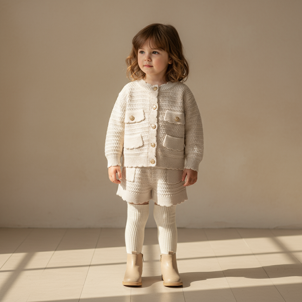 Cléa Knit Co-ord Set - Ivory