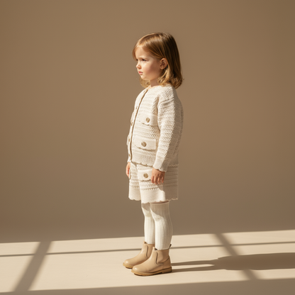 Cléa Knit Co-ord Set - Ivory