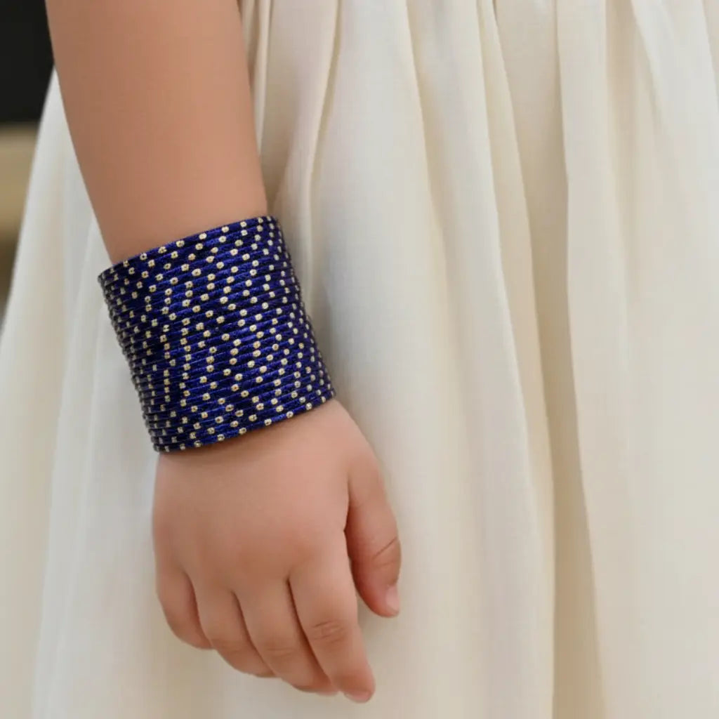 Navy Shimmer Bangles THE RAMADAN EDIT