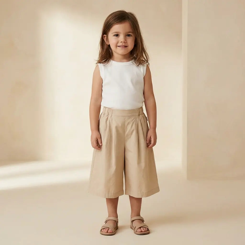 Tank Top Milk &amp; Trousers Beige TEDDY &amp; MINOU