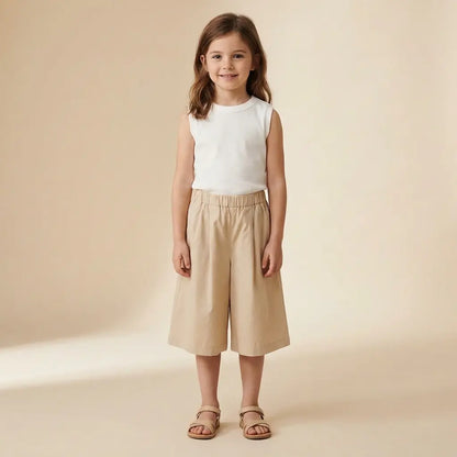 Tank Top Milk &amp; Trousers Beige TEDDY &amp; MINOU