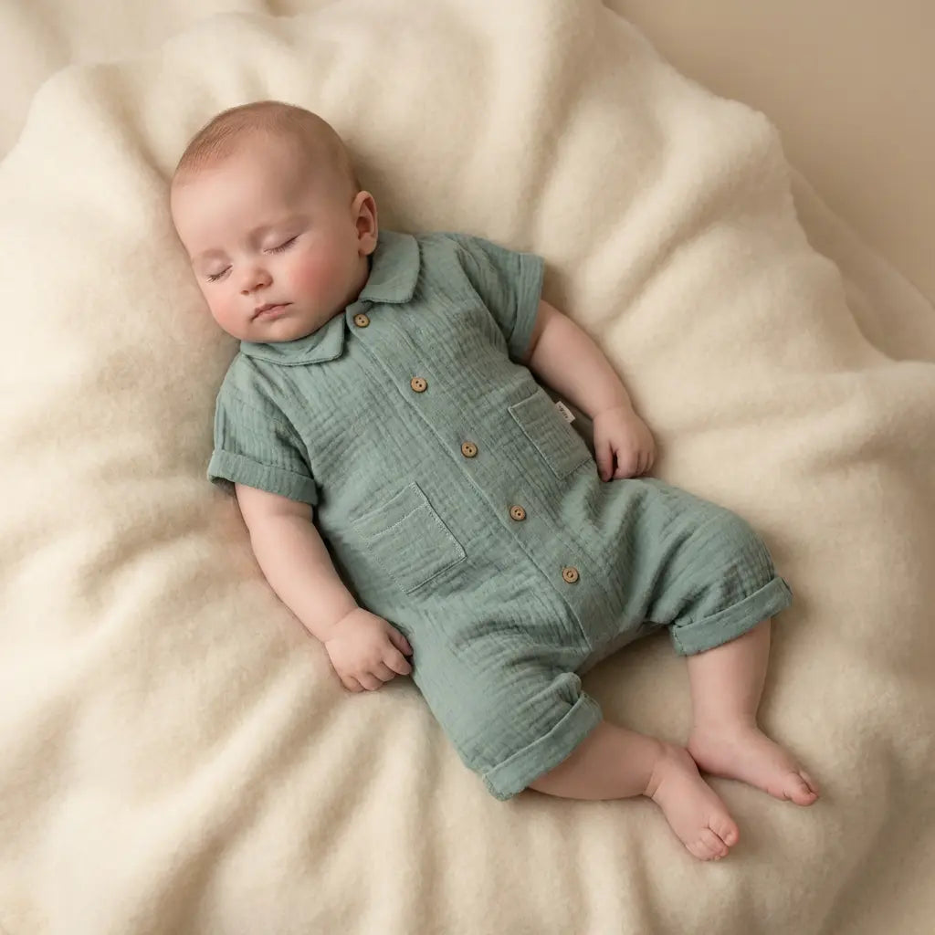 Romper - Mint Green TEDDY &amp; MINOU