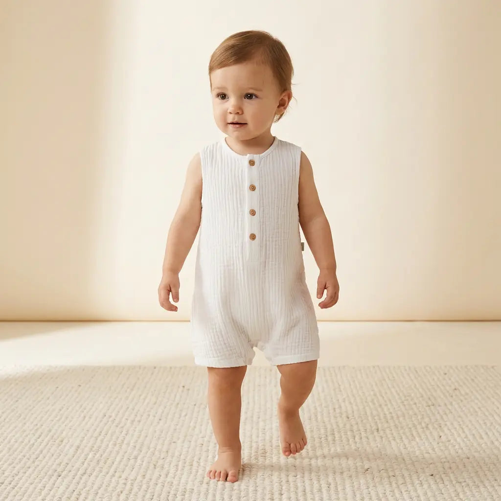 Romper - White TEDDY &amp; MINOU