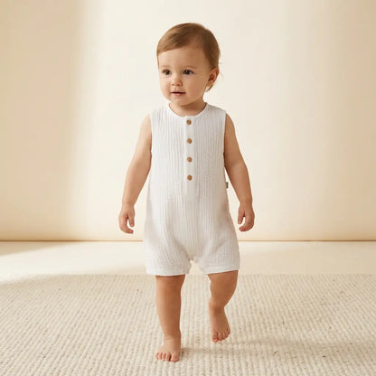 Romper - White TEDDY &amp; MINOU