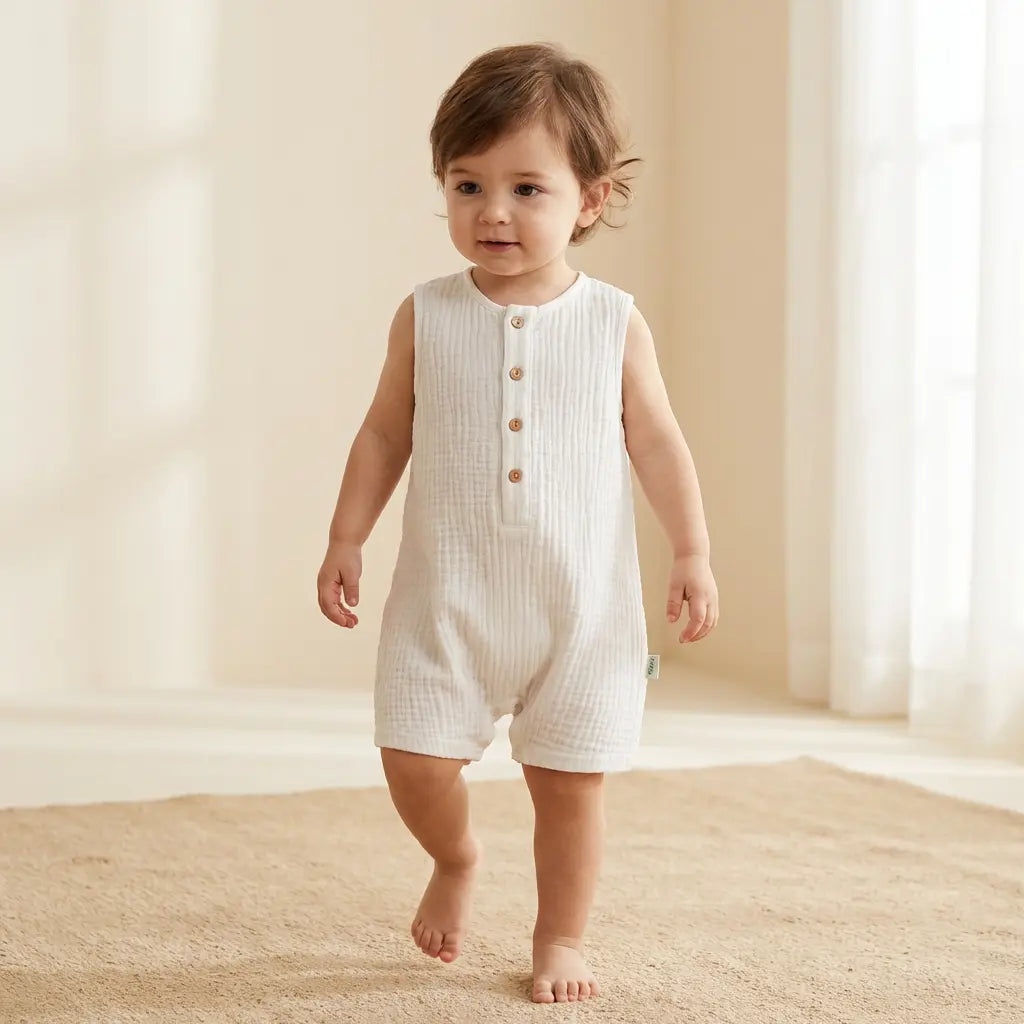 Romper - White TEDDY &amp; MINOU