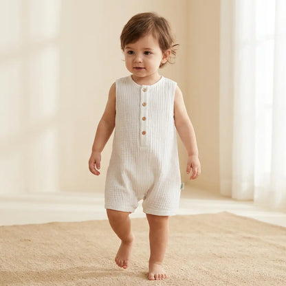 Romper - White TEDDY &amp; MINOU