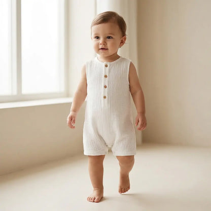 Romper - White TEDDY &amp; MINOU