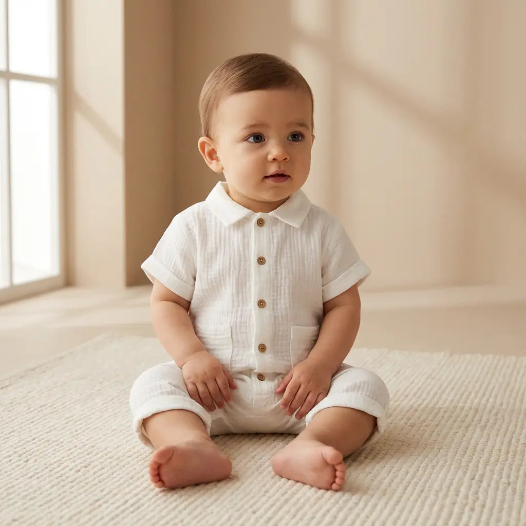 Baby Romper Milk TEDDY &amp; MINOU