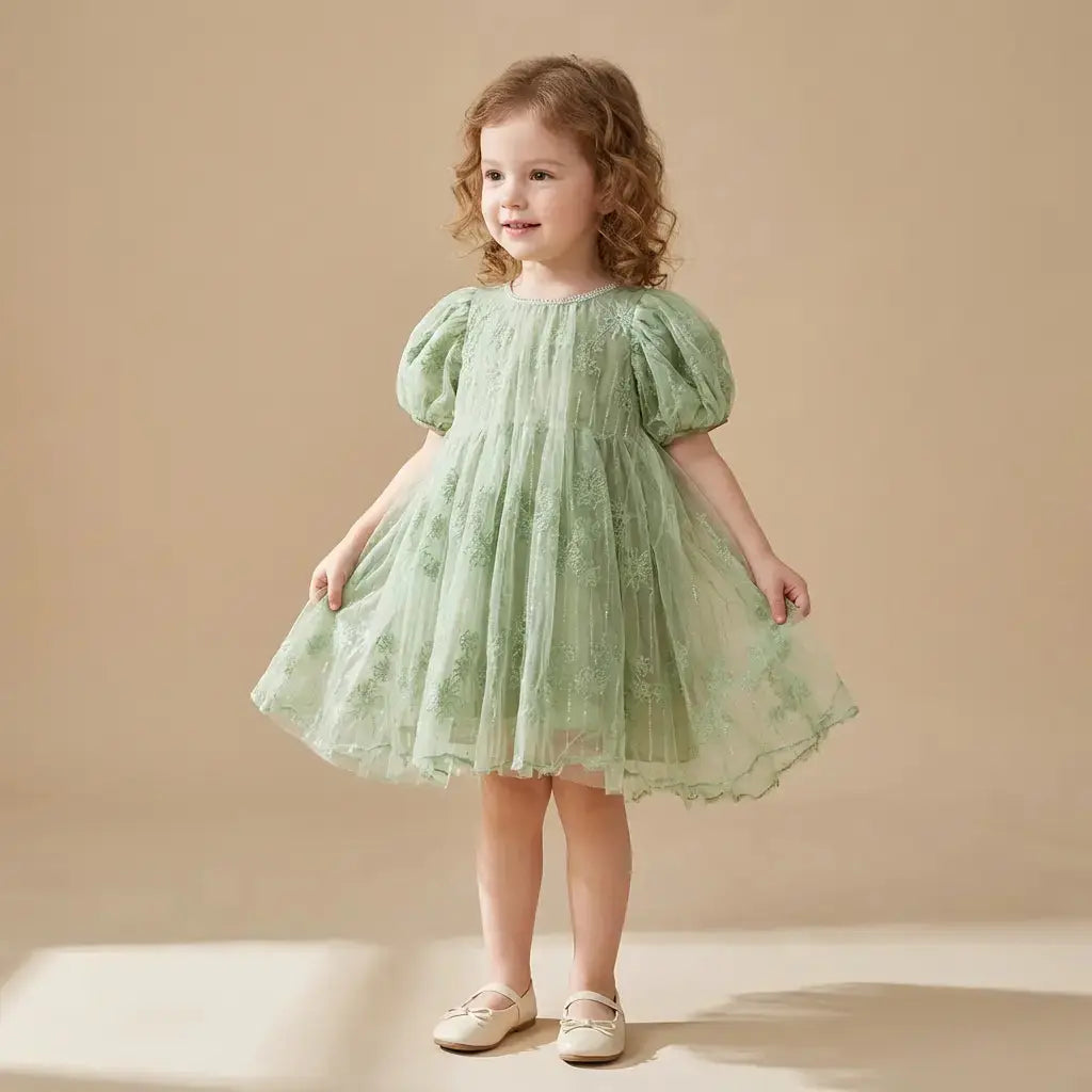 Luna Verde Dress Sol Vera
