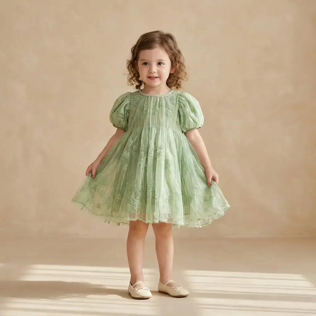 Luna Verde Dress Sol Vera