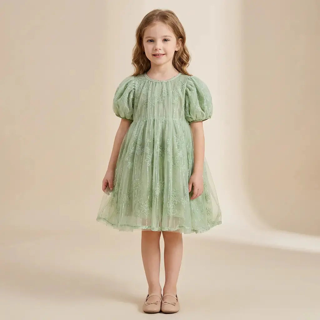Luna Verde Dress Sol Vera