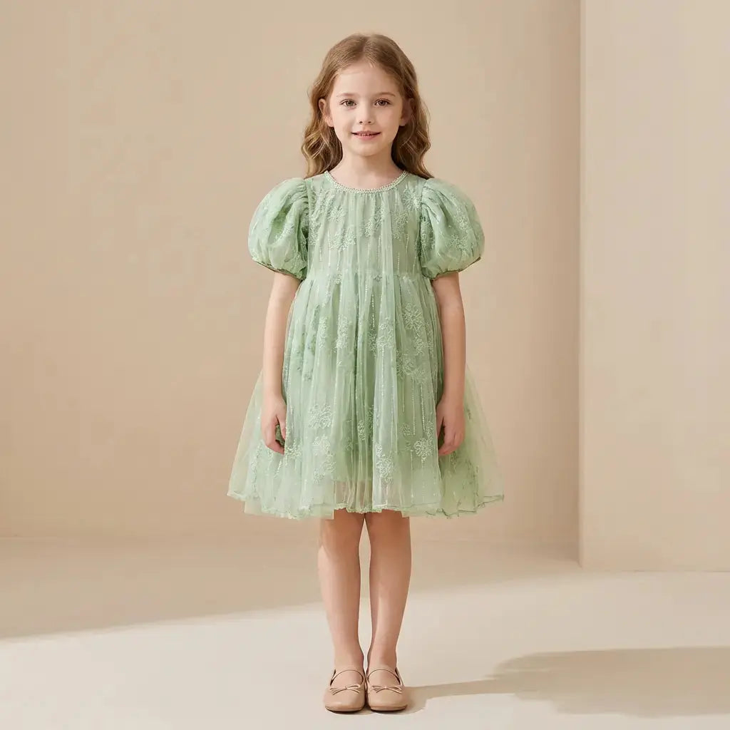 Luna Verde Dress Sol Vera