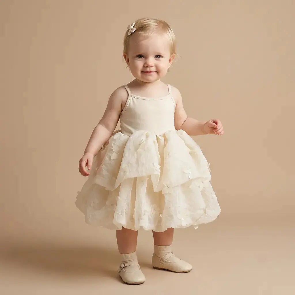 Valeria Layered Dress - Lil Bunnies - The Collective