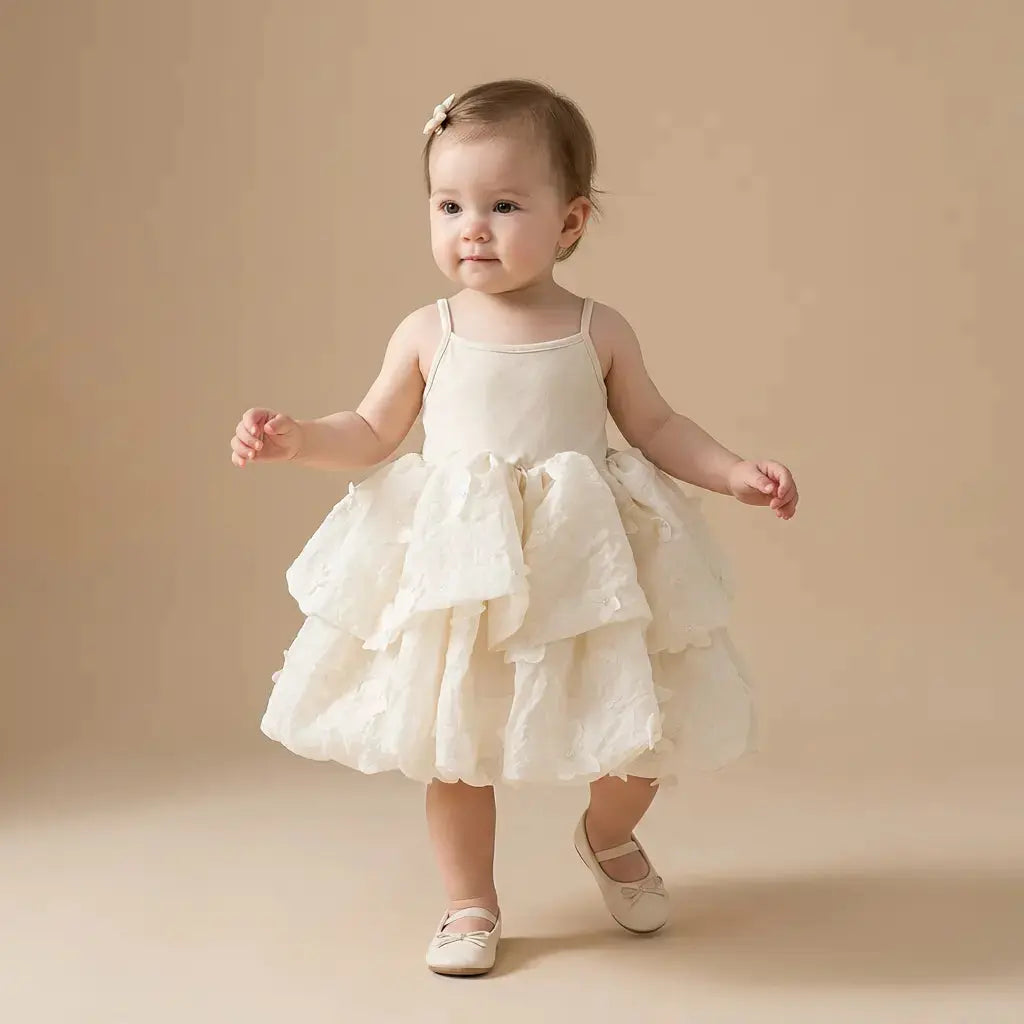 Valeria Layered Dress - Lil Bunnies - The Collective