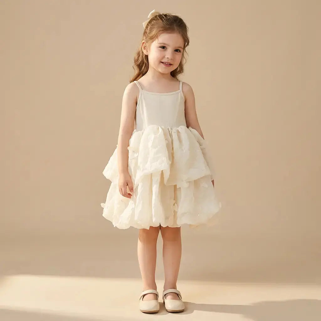 Valeria Layered Dress - Lil Bunnies - The Collective