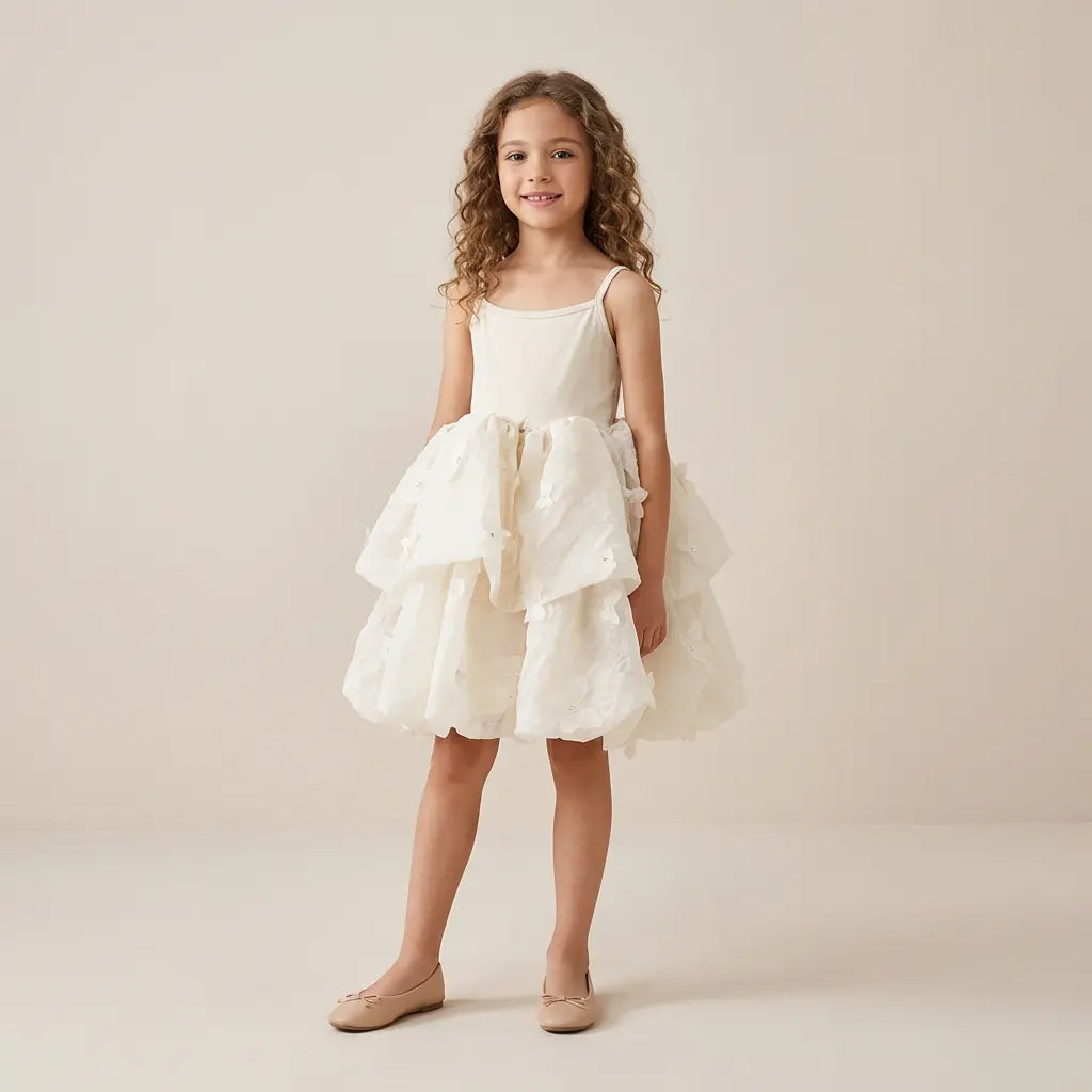 Valeria Layered Dress - Lil Bunnies - The Collective