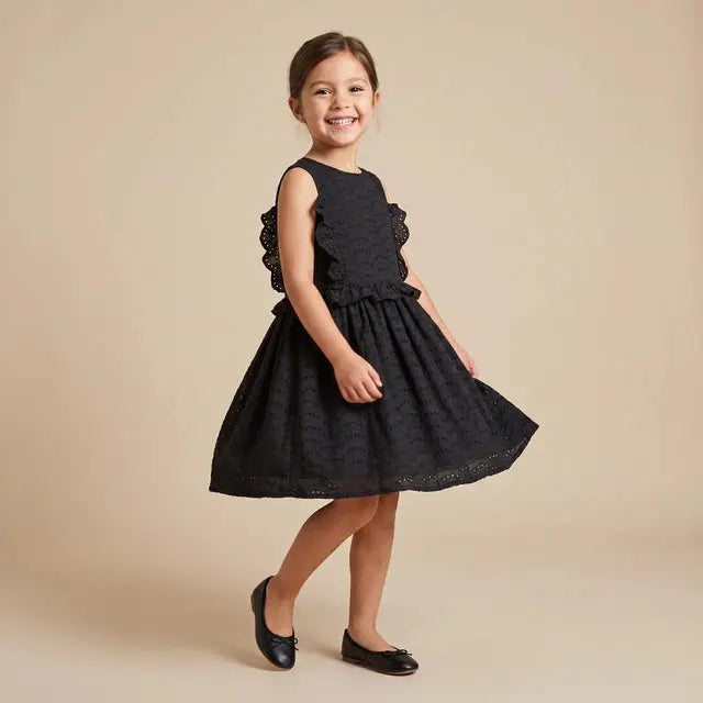 Girls Dress - Derin Black Kokori Kids