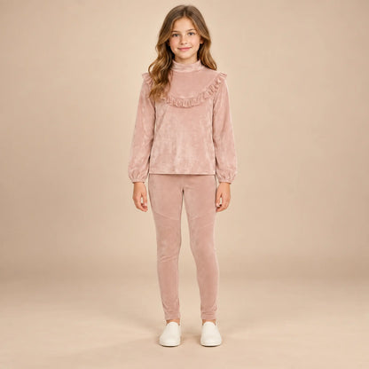 Ruffled Long Sleeve &amp; Legging lookbook, size 11Y, image 1