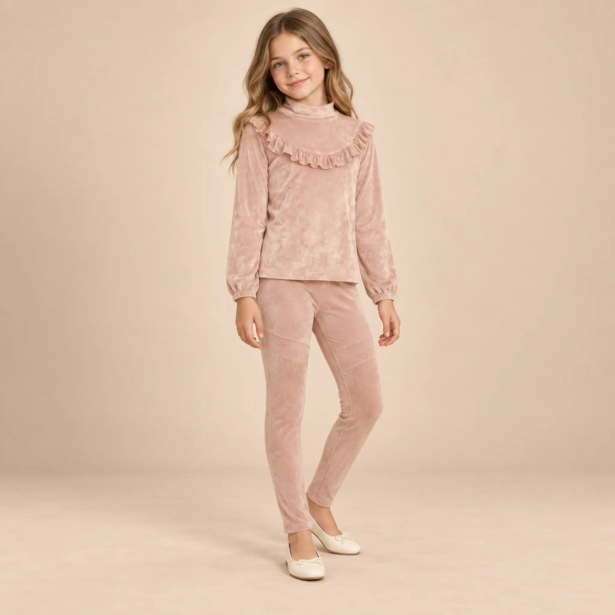 Ruffled Long Sleeve &amp; Legging lookbook, size 11Y, image 2