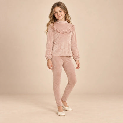 Ruffled Long Sleeve &amp; Legging lookbook, size 11Y, image 2