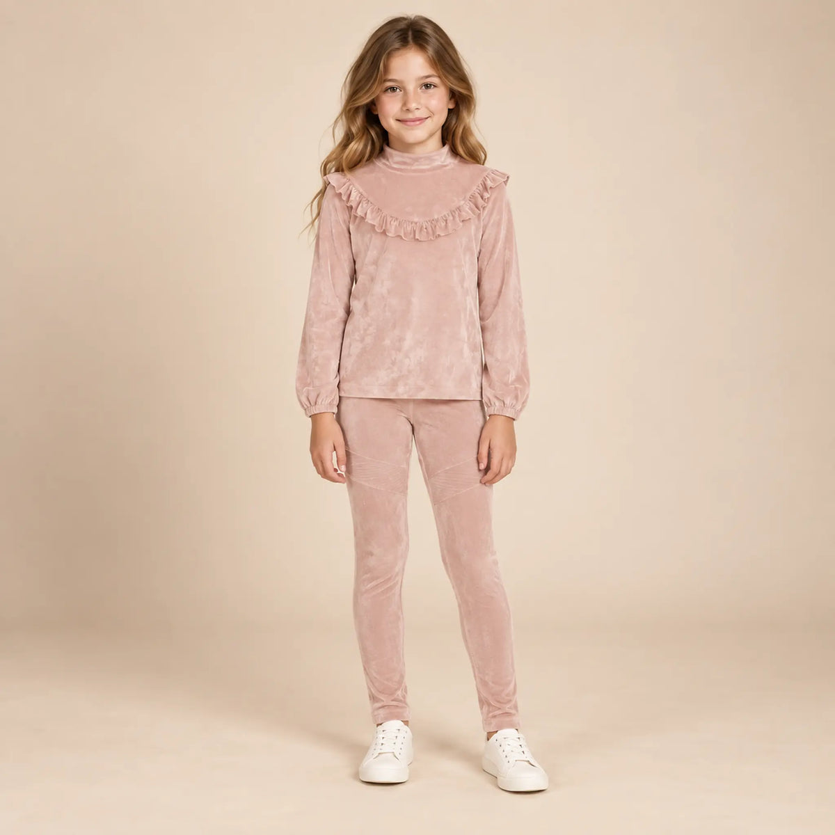 Ruffled Long Sleeve &amp; Legging lookbook, size 9-10Y, image 1