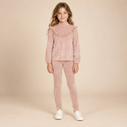 Ruffled Long Sleeve &amp; Legging lookbook, size 9-10Y, image 1