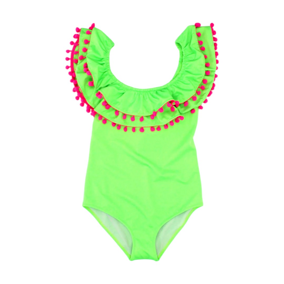 Sissi Lime Neon Green One Piece