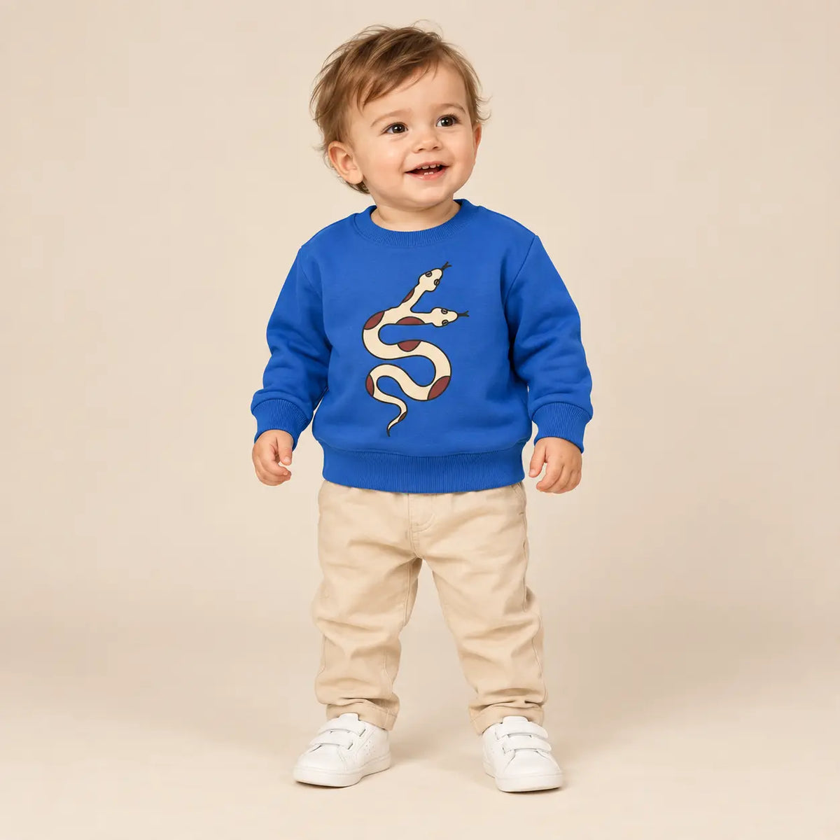 Sweater With Print Blue - 12M boy lookbook 2