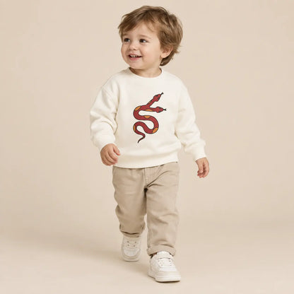 Sweater With Print White lookbook image 3