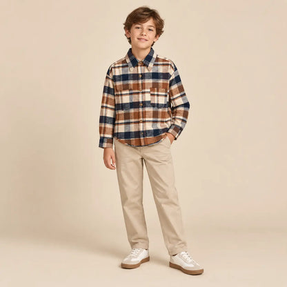 Thomas Shirt - 12Y boy lookbook pose 1