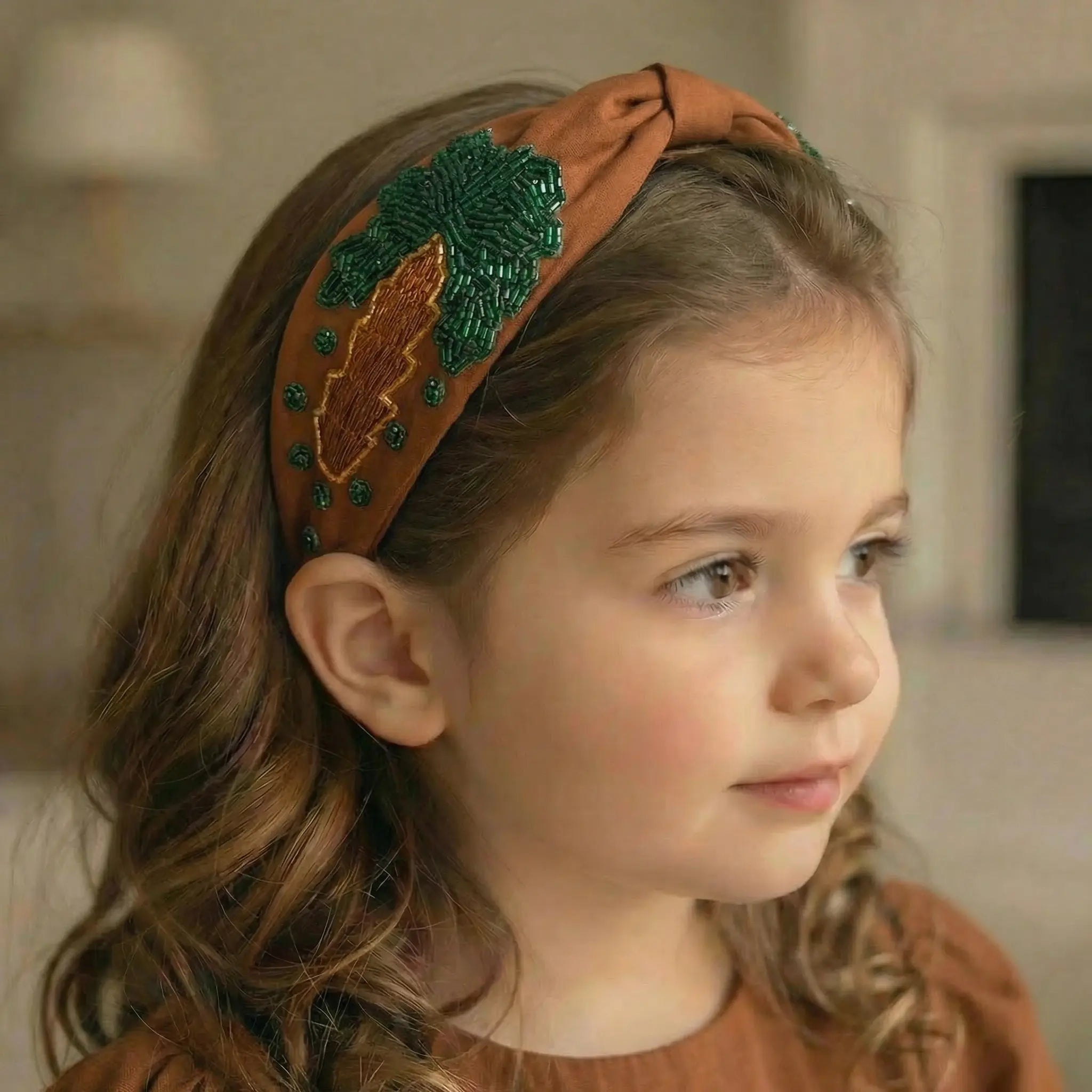 Palm Grove Rust Headband Layalee