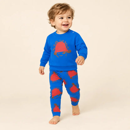 Turtle hat Sweatshirt &amp; leggings - Blue - 18M boy lookbook pose 2