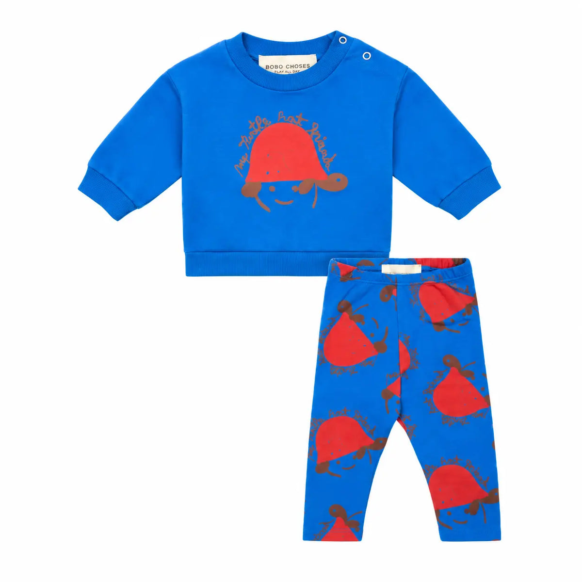 Turtle hat Sweatshirt &amp; leggings - Blue product image