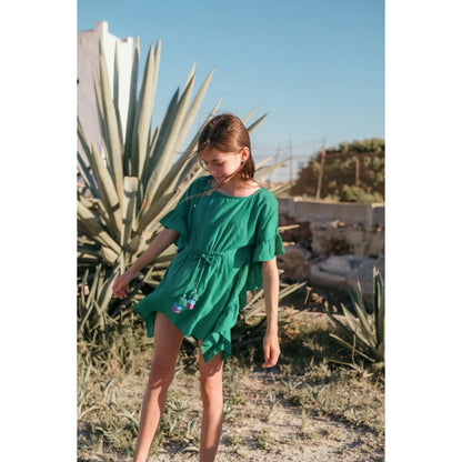 Lea Girls Swim Coverup - Green
